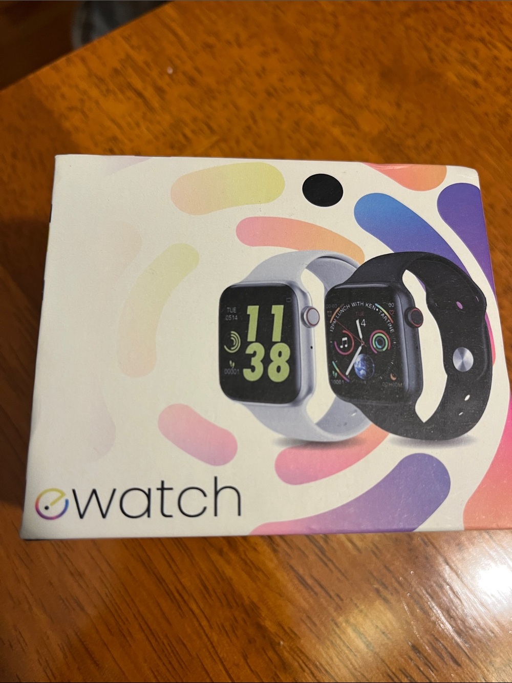 Black Ewatch blue tooth watch never worn